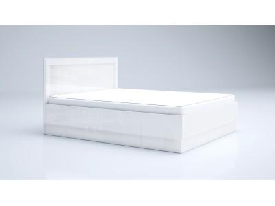 Κρεβάτι Leo 20 (λευκό στιλπνό)